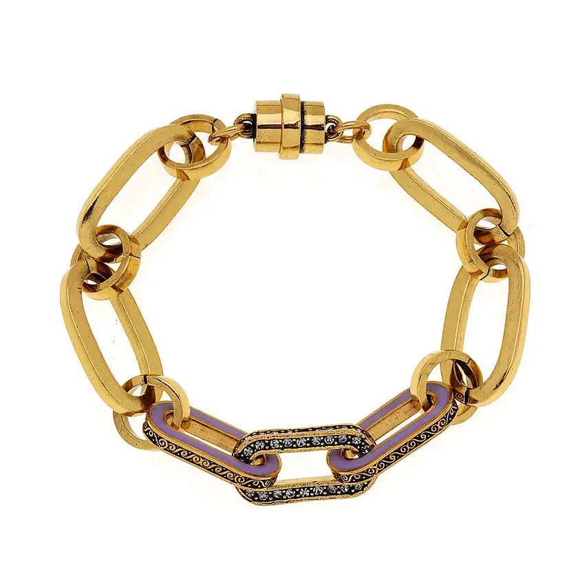 Pulseira Midi Proteção P Ouro Vintage