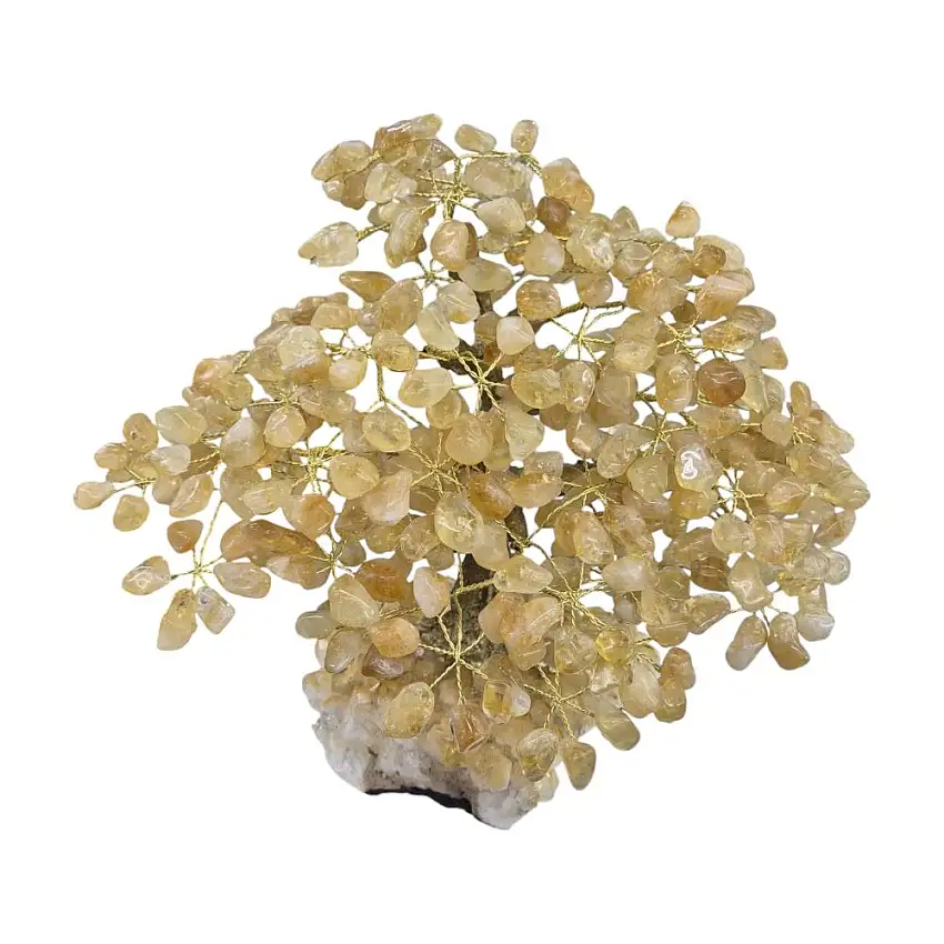 Árvore da Felicidade e Bem-Estar de Citrino 40cm