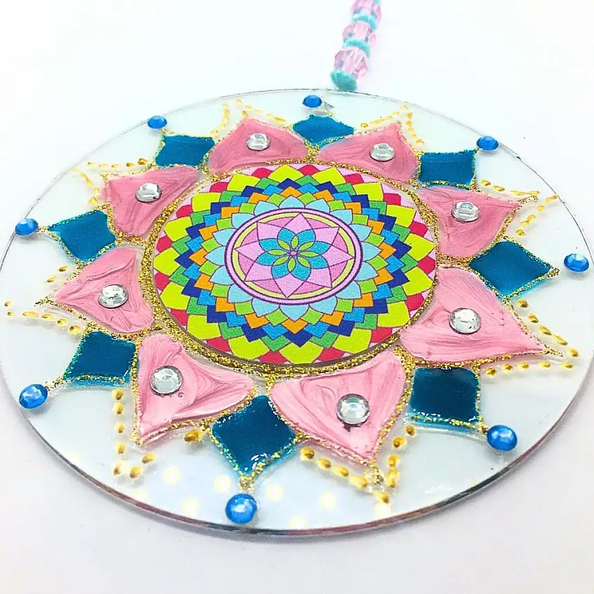 Ativador Energético Feng Shui (Mandala da Alegria) 14cm