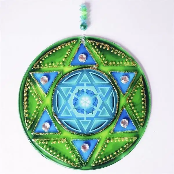Ativador Energético Feng Shui (Mandala da Saúde) 18cm