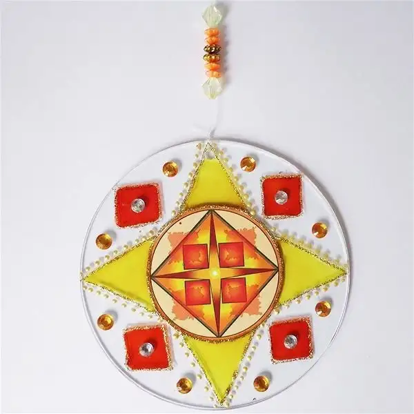 Ativador Energético Feng Shui (Mandala do Dinheiro) 18cm