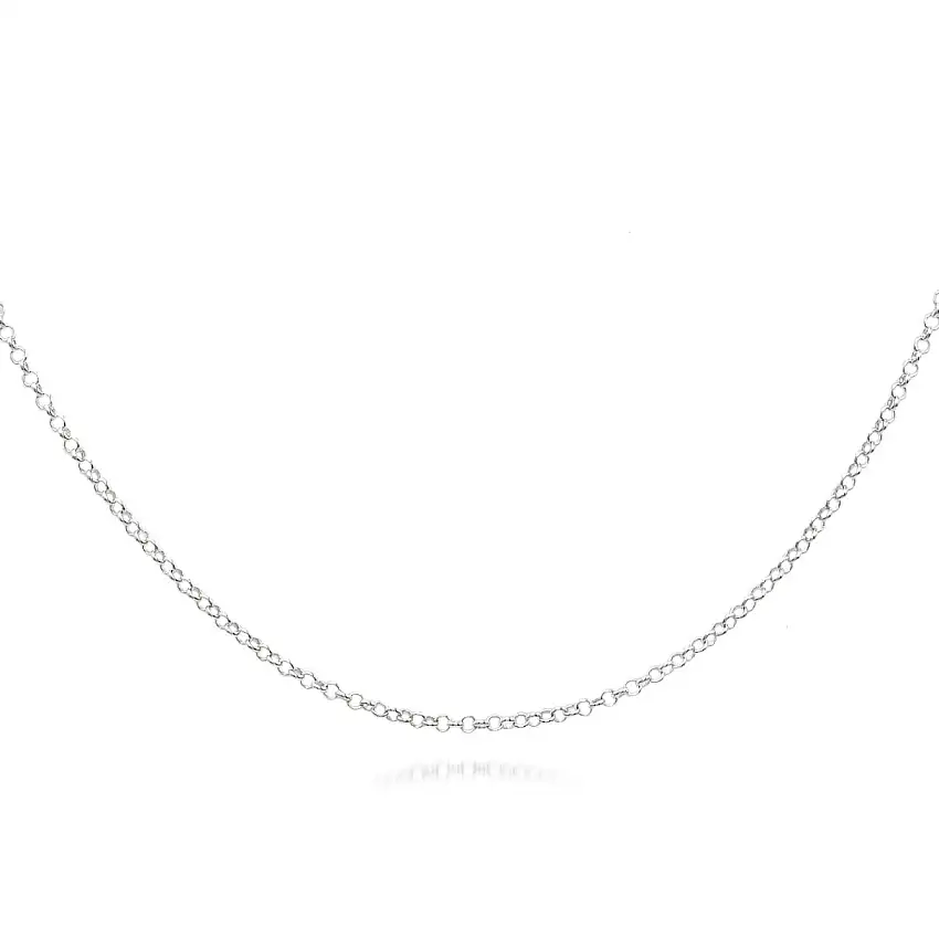 Corrente Prata Portuguesa 50cm