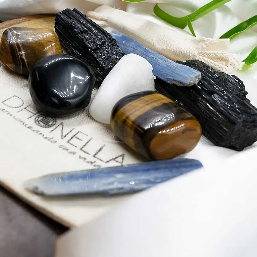 Cristais de Proteção - Kit de proteção Completo e Poderoso! Ganhe Ioshua